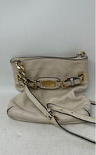 Load image into Gallery viewer, Michael Kors Womens Beige Adjustable Strap Inner Pockets Shoulder Crossbody Bag
