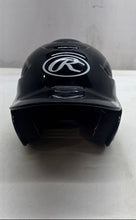 Load image into Gallery viewer, Rawlings Kids Coolflo Black Curved Brim Batting Baseball Helmet Size 6.1/4-6.7/8
