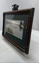 Load image into Gallery viewer, Framed Calm Northern Lake Panoramic Landscape Signed Art Print By Judy Mizell
