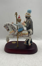 Load image into Gallery viewer, Vintage Clown And Kid Signed Collectors Edition The Merry-Go-Round Figurine
