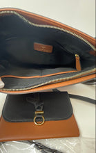 Load image into Gallery viewer, Nanette Lepore Womens Brown Detachable Strap Shoulder Crossbody Handbag
