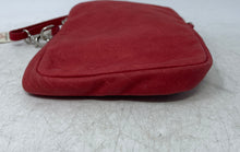 Load image into Gallery viewer, Pelletteria Artigianale Womens Red Leather Adjustable Strap Crossbody Bag w/ Tag
