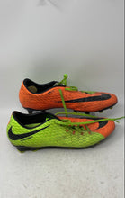 Load image into Gallery viewer, Nike Mens Hypervenom Phelon III 852556-308 Green Orange Soccer Cleats Size 12
