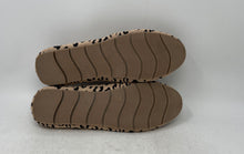 Load image into Gallery viewer, Vespiero Womens Beige Animal Print Moc Toe Slip-On Loafer Shoes Size 13W
