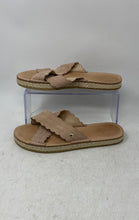 Load image into Gallery viewer, Kate Spade New York Womens Ibiza Beige Leather Slip-On Slide Sandals Size 7 M
