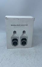 Load image into Gallery viewer, Model LBC02 White Wi-Fi Wireless Smart PTZ Bulb Camera Set 2 Pcs Not Tested
