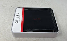 Load image into Gallery viewer, Guess Mens Brown Genuine Leather Multiple-Slot Card Bifold Wallet In Box
