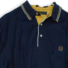 Load image into Gallery viewer, Tommy Hilfiger Mens Blue Short Sleeve Spread Collar Golf Polo Shirt Size Large
