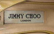 Load image into Gallery viewer, Authentic Jimmy Choo London Womens Nova Yellow Slingback Heels Sz EUR 37 Damaged
