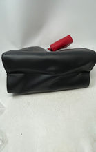 Load image into Gallery viewer, Steve Madden Womens Black Leather Inner Pockets Double Handle Tote Purse
