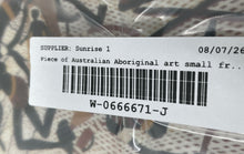 Load image into Gallery viewer, Small Black Frame Piece Of Australian Aboriginal Lardil Tribal Art Print
