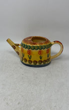 Load image into Gallery viewer, Yellow Floral Ceramic Hand Painted Garden &amp; Outdoor Decorative Watering Can
