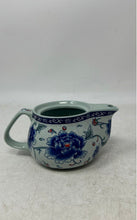 Load image into Gallery viewer, Blue Floral Pattern Ceramic Tableware Coffee Accessories Teapot With Handle
