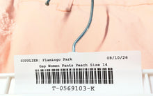 Load image into Gallery viewer, Gap Womens Peach Cotton Slash Pocket Straight Leg Chino Pants Size 14 With Tag
