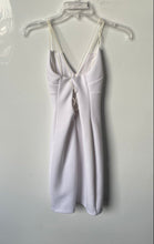 Load image into Gallery viewer, Guess Womens White Sleeveless Spaghetti Strap Back Zip Bodycon Dress Size XS
