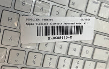 Load image into Gallery viewer, Apple Model A1314 White Bluetooth Wireless Portable Keyboard Not Tested
