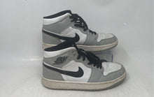 Load image into Gallery viewer, Nike Kids Air Jordan 1 Mid Gray White Leather Lace-Up Sneaker Shoes Size 5.5
