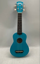Load image into Gallery viewer, Hola! Ukuleles Model HM-21LB Blue 4-String Beginners Soprano Ukulele In Box
