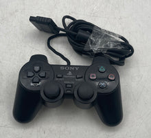 Load image into Gallery viewer, Sony PlayStation DualShock 2 Black Wired Gaming Handheld Controller Not Tested
