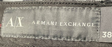 Load image into Gallery viewer, Armani Exchange Mens Black Flat Front Straight Leg Trouser Pants Size 38
