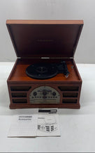 Load image into Gallery viewer, Crosley CR66 Rochester Brown Wooden Stereo Turntable Sound System Not Tested
