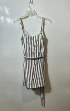 Load image into Gallery viewer, Guess Womens Multicolor Striped Sleeveless V-Neck Short One-Piece Romper Size 8
