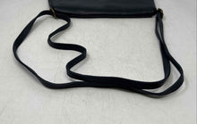 Load image into Gallery viewer, Unbranded Womens Navy Blue Leather Outer Inner Pocket Small Crossbody Bag
