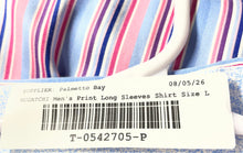 Load image into Gallery viewer, Bugatchi Uomo Mens Multicolor Striped Long Sleeve Collared Button-Up Shirt Sz L
