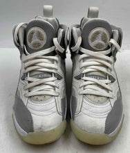 Load image into Gallery viewer, Authentic Nike Womens Air Jordan Jumpman Two Trey White Gray Shoes Size 8 Worn
