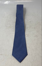 Load image into Gallery viewer, Lauren Ralph Lauren Mens White Blue Printed Adjustable Long Formal Designer Tie
