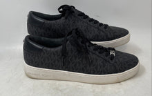 Load image into Gallery viewer, Michael Kors Mens Black Signature Print Lace-Up Sneakers Shoes Size 10
