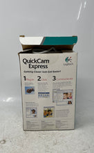 Load image into Gallery viewer, Logitech Quickcam Express White USB 2.0 Web Camera Not Tested Open Box
