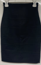 Load image into Gallery viewer, Zara Womens Black Flat Front Side Zipper Bandage Mini Skirt Size S
