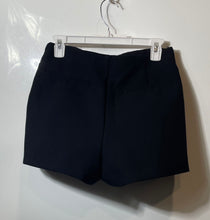 Load image into Gallery viewer, Zara Womens Black Slash Pocket Regular Fit Wrap Mini Skort Size Small
