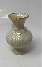 Load image into Gallery viewer, Lenox Cream Elfin Bud Engraved Home Decorative Collectible Small Flower Vase
