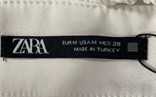 Load image into Gallery viewer, Zara Womens White Sleeveless Cut Out Waist Regular Fit Back Zip Maxi Dress Sz M
