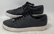 Load image into Gallery viewer, Michael Kors Mens Black Signature Print Lace-Up Sneakers Shoes Size 10
