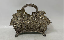 Load image into Gallery viewer, 1994 Godinger Silver Art Co. Ltd. Silver-Tone Grapes Engraved Napkin Holder
