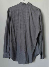 Load image into Gallery viewer, Lauren Ralph Lauren Mens White Black Printed Cotton Collared Dress Shirt Size 16
