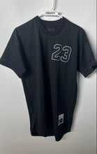 Load image into Gallery viewer, Nike Jordan Mens Black Mesh Flight Line Jordan #23 Basketball-NBA T-Shirt Sz XS

