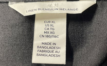 Load image into Gallery viewer, H&amp;M Mens Black Spread Collar Chest Pocket Long Sleeve Button-Up Shirt Size XL
