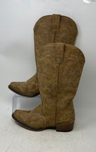 Load image into Gallery viewer, Roper Womens Riley Brown Leather Mid-Calf Cowboy Western Boots Size 6
