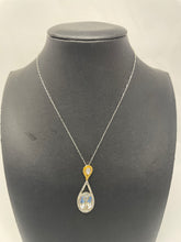 Load image into Gallery viewer, Authentic Swarovski Women's Silver-Tone Clear Crystal Pendant Necklace

