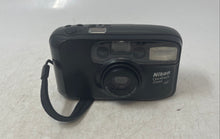 Load image into Gallery viewer, Nikon One Touch Zoom AF Black Compact Point &amp; Shoot 35mm Film Camera Untested
