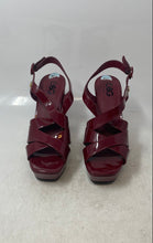 Load image into Gallery viewer, GBG Womens Red Open Toe Block Heel Adjustable Strap Platform Sandals Size 8
