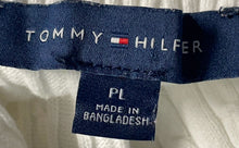 Load image into Gallery viewer, Tommy Hilfiger Womens White Cable-Knit Mock Neck Quarter-Zip Pullover Sweater PL
