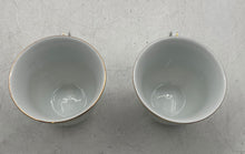 Load image into Gallery viewer, Lot Of 7 Pcs Baum Bros White Porcelain Cups Saucers Pot Crockery Tea Set

