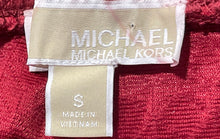 Load image into Gallery viewer, Michael Kors Womens Dark Red Stretch Legging Ankle Pants Size Small
