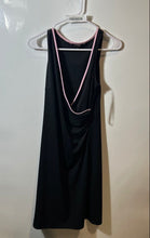 Load image into Gallery viewer, Express Womens Black Pink Sleeveless Surplice Neck Pleated Sheath Dress Size 10
