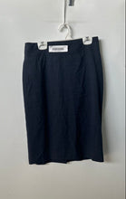 Load image into Gallery viewer, Banana Republic Womens Dark Blue Stretch Back Zip Straight &amp; Pencil Skirt Size 0
